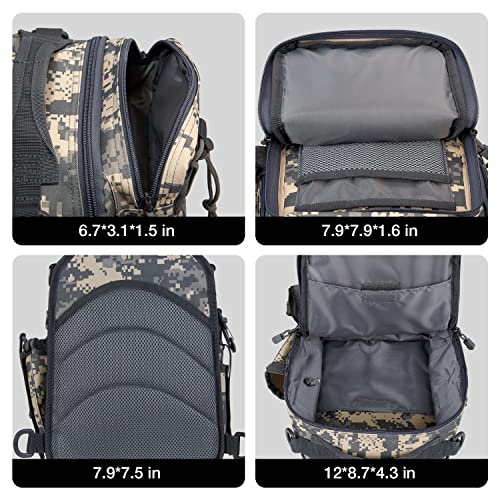 Water Resistant Fishing Tackle Sling Bag
