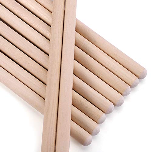 Suwimut 12 Pairs 7A Maple Drumsticks for Beginners