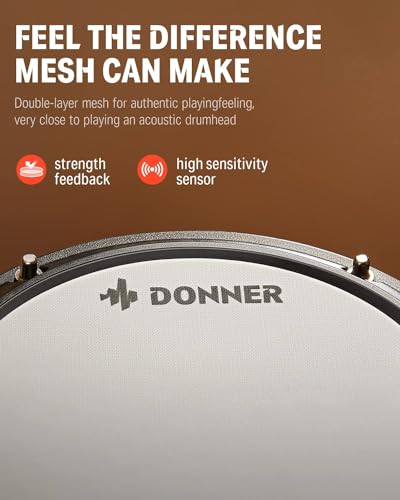 Donner DED-80 Electronic Drum Kit + Extras