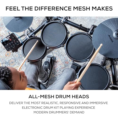 Alesis Turbo Mesh Kit: Electric Drum Set With 100+ Sounds