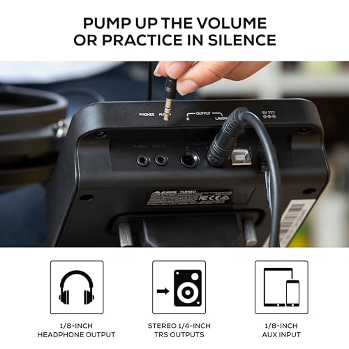 Alesis Turbo Mesh Kit: Electric Drum Set With 100+ Sounds