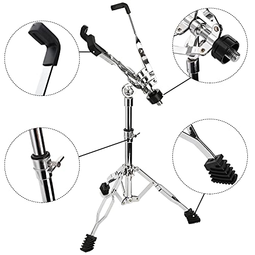 Adjustable Snare Drum Stand with Stick Holder