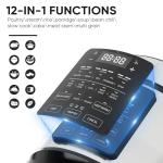 DUMOS 12-in-1 6 QT Electric Pressure Cooker