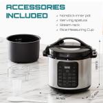 OLIXIS 8 Quart Electric Pressure Cooker Multi Cooker