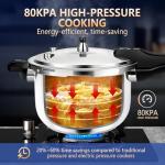 Stainless Steel Pressure Cooker 4.22qt for Rice