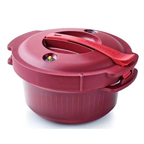 2-Quart Burgundy Red Microwave Pressure Cooker