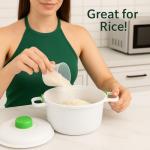 Microwave Pressure Cooker – 2.8L BPA-Free Rice & Veggie Cooker