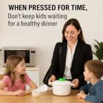 Microwave Pressure Cooker – 2.8L BPA-Free Rice & Veggie Cooker