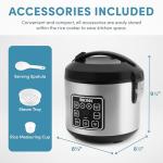 Aroma 4-Cup Digital Rice Cooker and Steamer