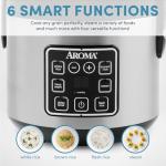 Aroma 4-Cup Digital Rice Cooker and Steamer