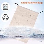 MISSLO Breathable Cotton Dust-Proof Storage Bags (3 Pack)
