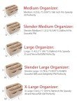 LEXSION Beige Purse Organizer for Speedy & Neverfull