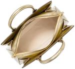 Michael Kors Laila Medium Satchel in Pale Gold