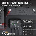 Versatile Waterproof 12V Battery Charger for Marine Use