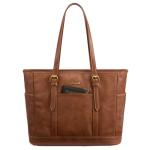 LOVEVOOK Retro Soft Leather Tote Bag for Women