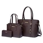 Montana West 3-Piece Leather Handbag Set