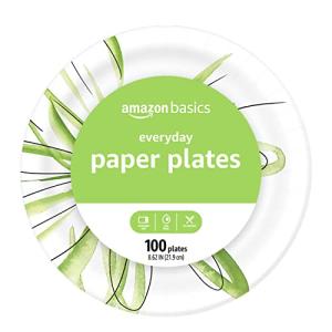 Everyday Disposable Paper Plates, 100 Count