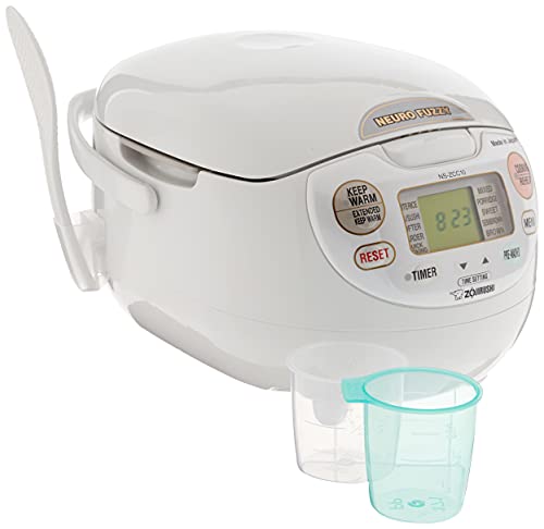 Zojirushi NS ZCC10 Fuzzy Rice Cooker White