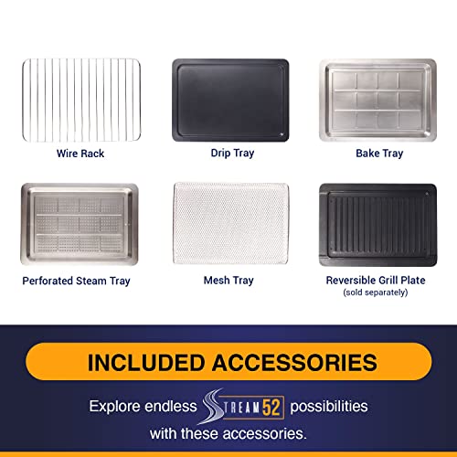 Baumann Living 52L Steam Oven Airfryer