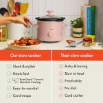 Bella 1.5 Qt Slow Cooker with Manual Controls