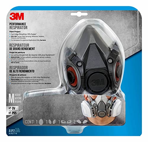 3M Performance Paint Respirator OV/P95, Medium
