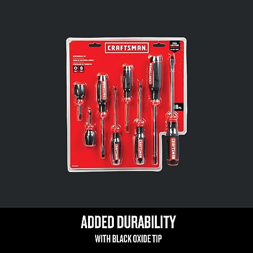 CRAFTSMAN Bi-Material Screwdriver Set, 8 Piece