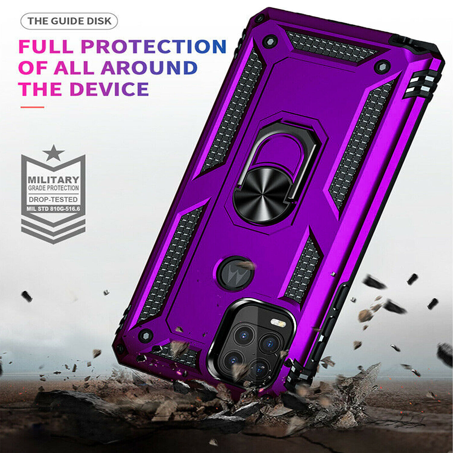 Motorola Moto G Stylus 5G Case with Stand and Glass