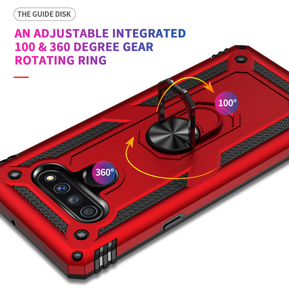 LG Stylo 6 Red Phone Case with Stand