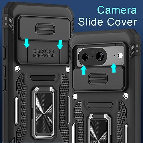 DEERLAMN Google Pixel 8a Case with Camera Cover