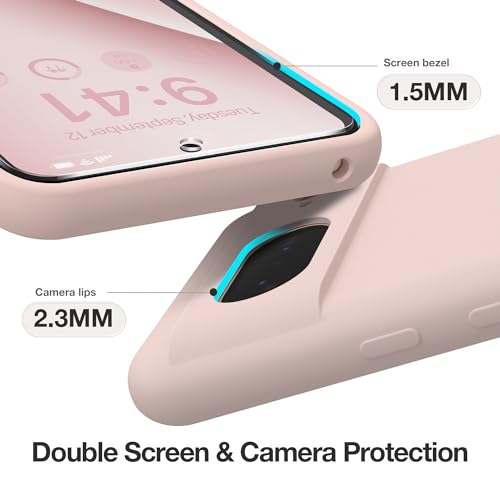 Pink Liquid Silicone Case for Google Pixel 8