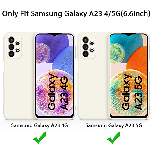 Stylish Slim Liquid Silicone Full-Body Case for Samsung Galaxy A23 4G/5G