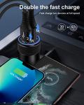 Fast 30W Dual USB Car Charger for Travel