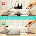 iHome Slim Multiport USB Wall Charger 4 Ports