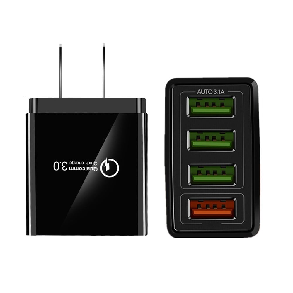 Borz 4.8A Multi-Port Fast USB Wall Charger