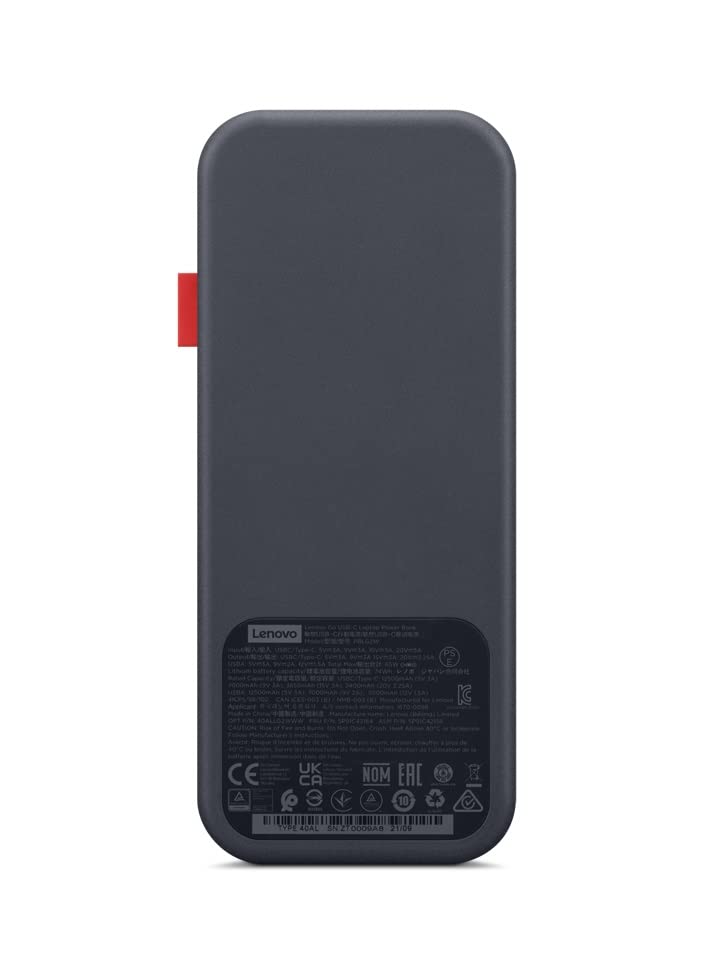 Lenovo Go PowerBank 20,000 mAh USB-C Charger