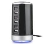 6-Port USB Charging Station with Smart Tech