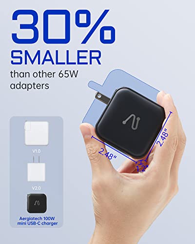 100W 4-Port USB C Fast Wall Charger