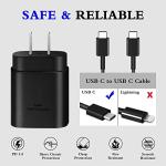 25W USB C Fast Charger with 6FT Cable