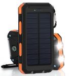 Dual USB Waterproof Solar Power Bank Charger
