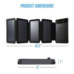 Sirius Solar Folding Power Bank - 10,000 mAh
