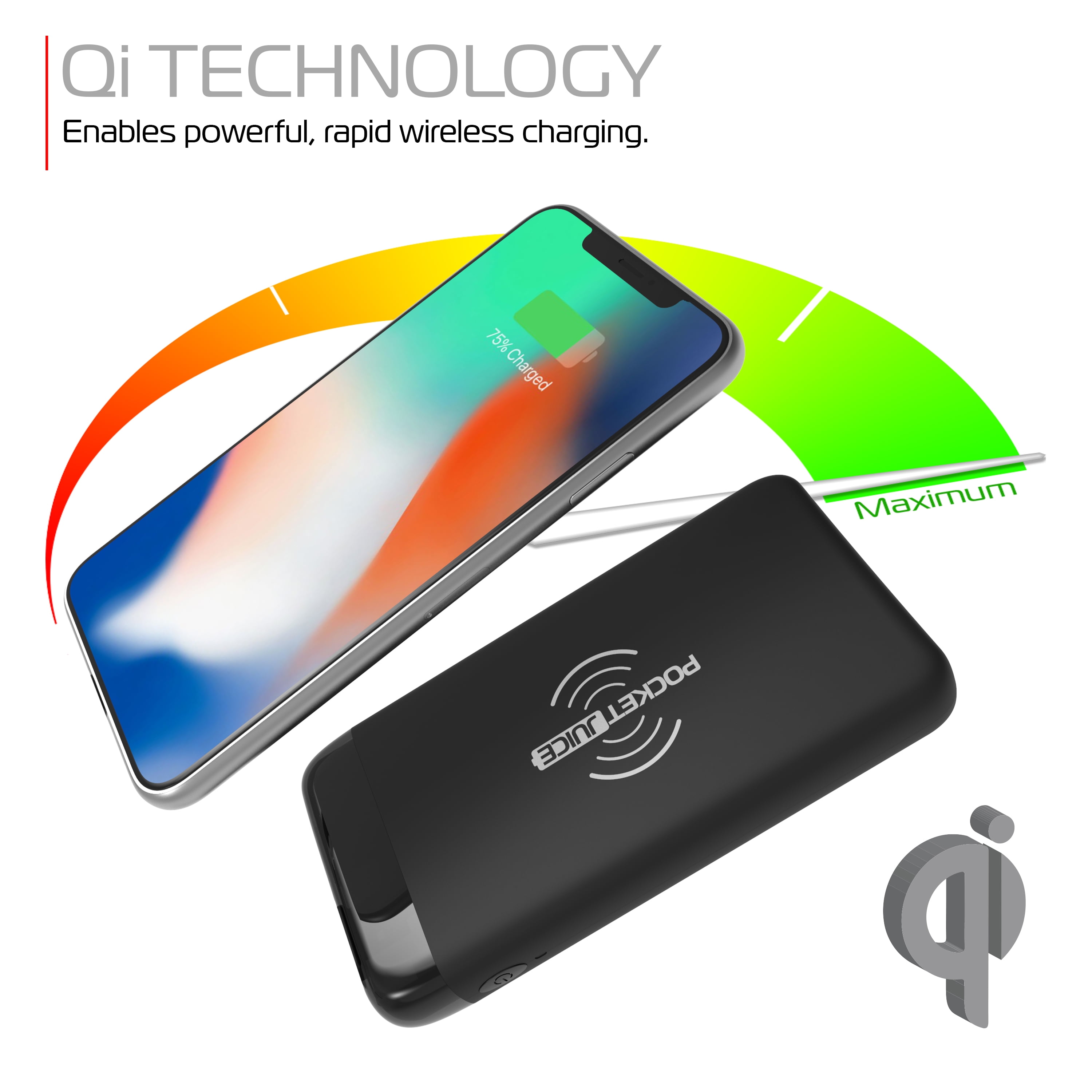 Wireless Pocket Juice Charger - 8K Dual USB