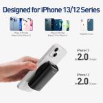 iWALK 9000mAh Magnetic Wireless Power Bank, Black