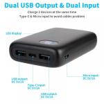20000mAh Wireless Portable Power Bank with LCD Display