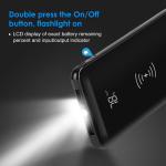 iNova Wireless Charging Power Bank with 4 Flashlights