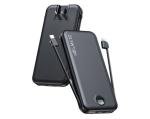 12000mAh Fast Charging Portable Power Bank, Black