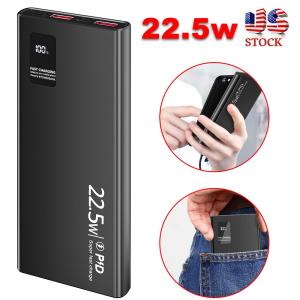 Fast Charging Portable Power Bank 998000mAh 2USB
