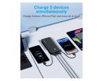 12000mAh Fast Charging Portable Power Bank, Black