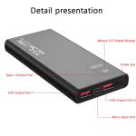 Fast Charging Portable Power Bank 998000mAh 2USB