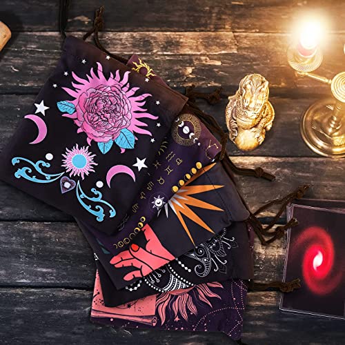 Velvet Tarot Card Storage Bag Set of 9
