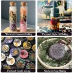 128 Pack Herbal Witchcraft Supplies for Rituals
